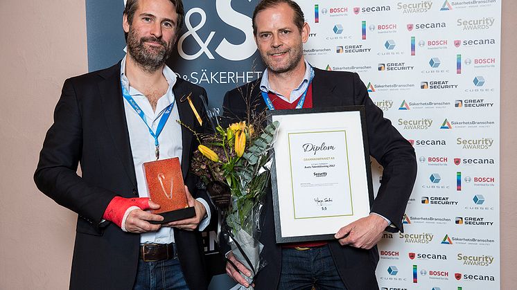 Coapps vinnare av Security Awards 2017 – ”Årets Tekniklösning”