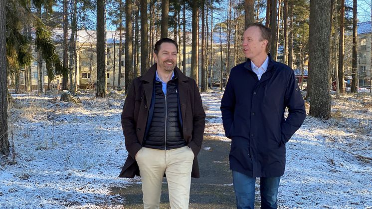 Sebastian Cabander och Peter Lilja