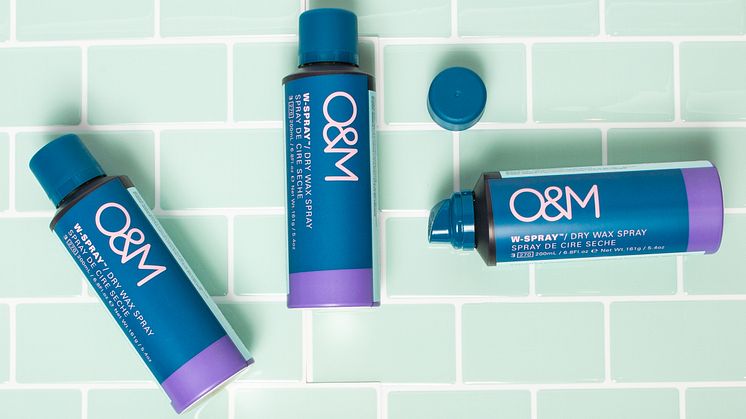NYHET! O&M lanserar sprayvax för både kort och långt hår
