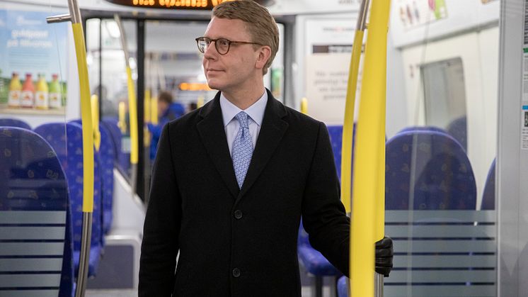 Kristoffer Tamsons (M), trafikregionråd och ordförande för SL.