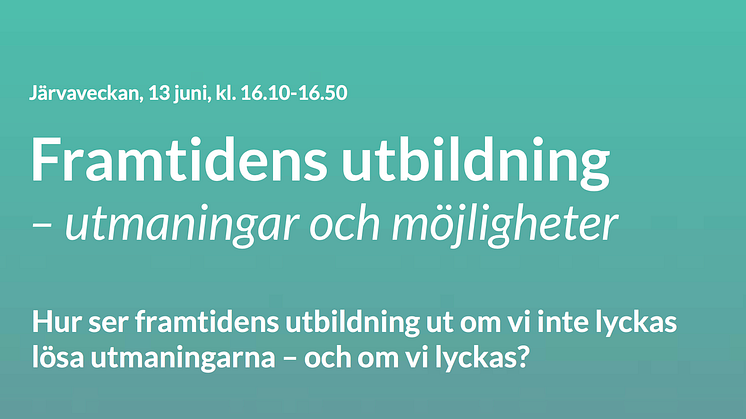 Hur ser dagens studenter, som ju har den mest aktuella bilden av studier i Sverige, på framtidens utbildning? Det vill vi ta reda på och konkretisera med det här samtalet, berättar Martina Lindgren, marknadschef på Nackademin.