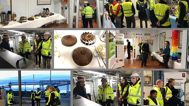 Invigning och rundvisning på pilotanläggningen Henriksdal 2040. Foto: Stockholm Vatten och Avfall