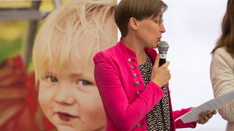 Naturskyddsföreningens moderator Cecilia Hedfors
