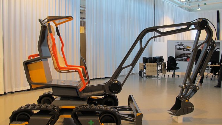 Volvo GaiaX - ett eldrivet minigrävarkoncept för framtiden