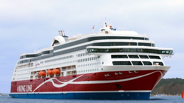 Miljöpionjären Viking Grace firar tusen LNG-bunkringar