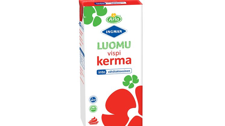 Arla Ingman Luomu Vispikerma into (UHT) 1 L