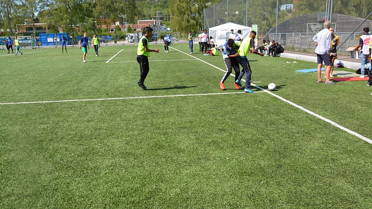 Mye fotballglede på Rommensletta under Stovner cup