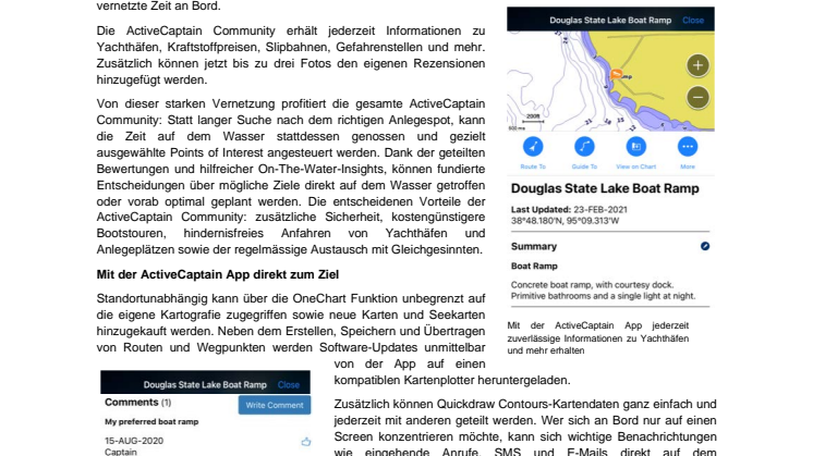 PM Garmin ActiveCaptain Community