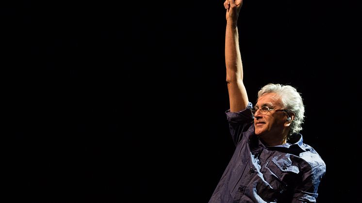 Caetano Veloso för första gången i Sverige 24 maj, Stockholms Konserthus
