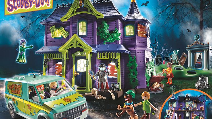 Ab August ergänzen sechs neue Spielsets die PLAYMOBIL-Spielwelt zu SCOOBY-DOO!