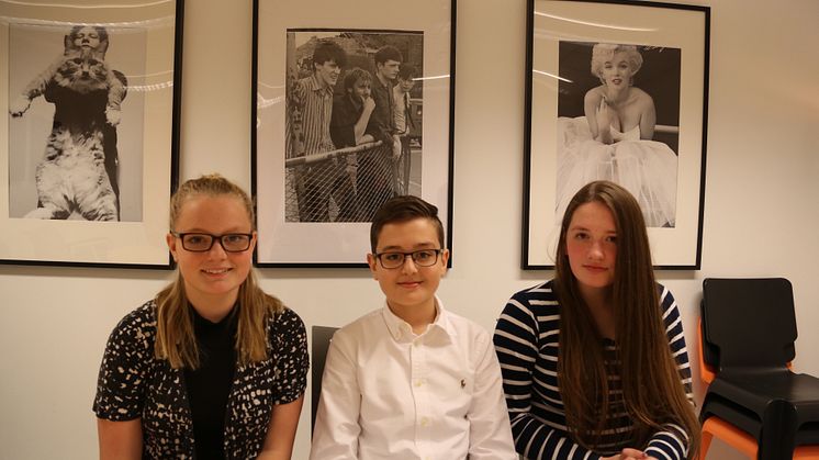 Uppfinnare: Emelie Olsson, Haris Dzanic och Josephine Cross