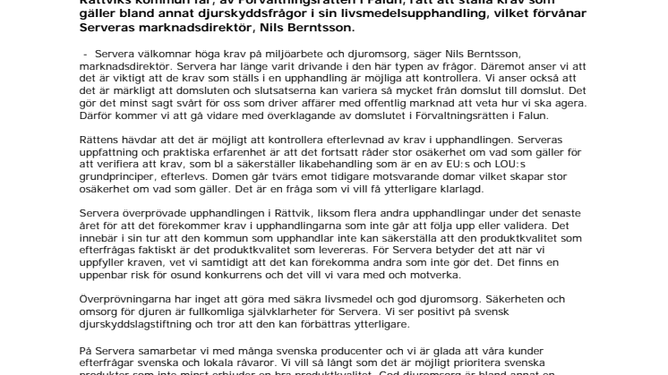 Fortsatt viktigt att skall-krav i upphandling kan kontrolleras