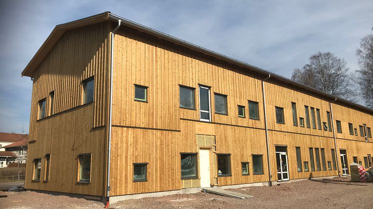 En närproducerad förskola i KL-trä