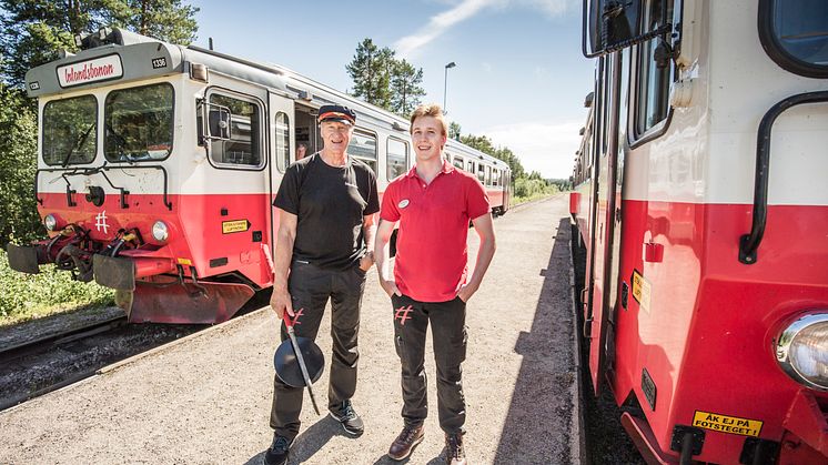 Tågmöte i Sorsele