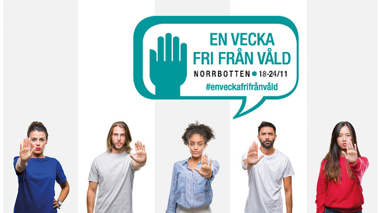 Piteå kommun deltar i den nationella kampanjen En vecka fri från våld