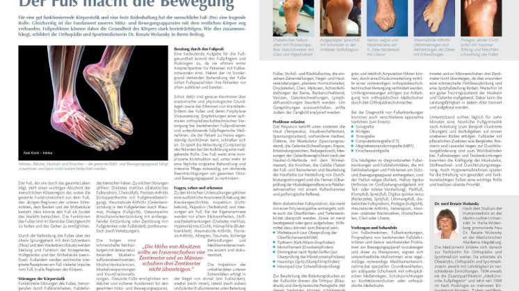 Biomechanik: Der Fuß macht die Bewegung