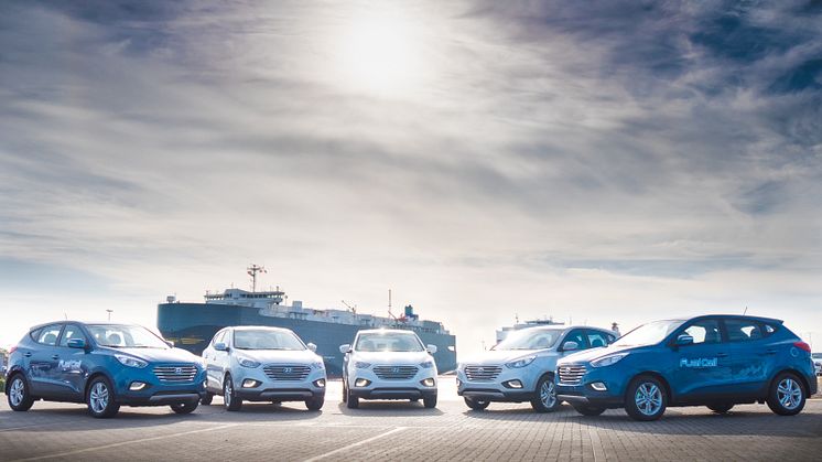 Nye rekorder for Hyundais hydrogenelektriske biler