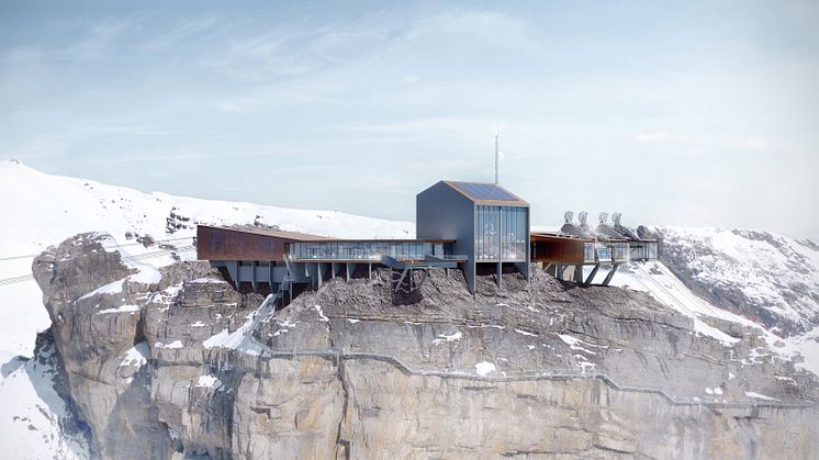 Visualisierung SCHILTHORNBAHN 20XX: Station Birg