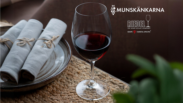 Riedel blir officiell leverantör av provningsglas till Munskänkarna