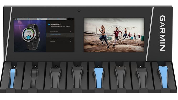 Über die „Lift & Learn“-Funktion werden Kunden mittels interaktiver Inhalte zum Portfolio beraten.