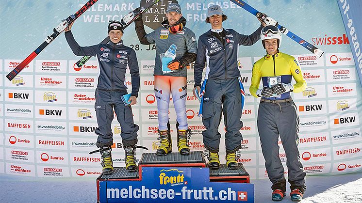 18-årige Alvin Noaksson en fotofinish från att ta sin första pallplats i världscupen.