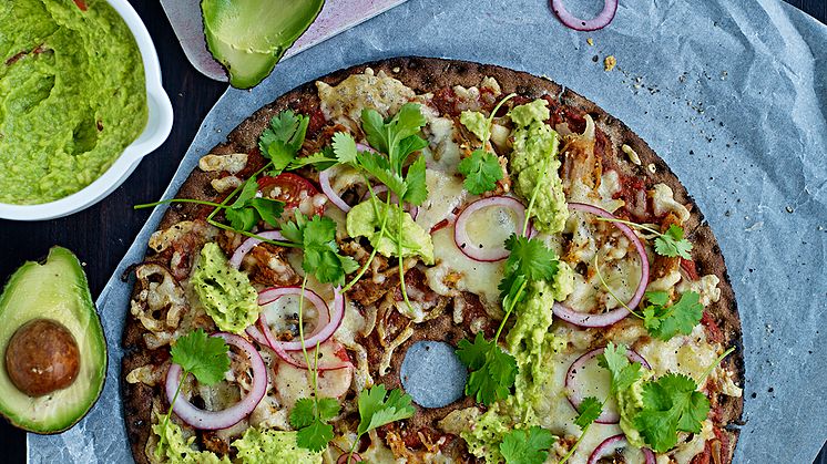Knäckepizza - Pulled Pork