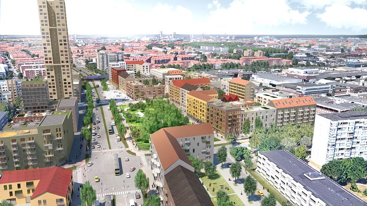 Viktigt steg taget för Amiralsstaden – ska knyta ihop centrala Malmö och Rosengård