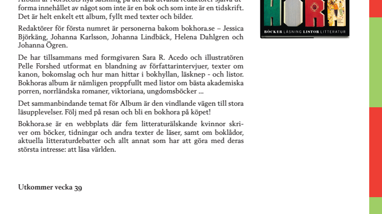 Album - Norstedts nya boktidskrift