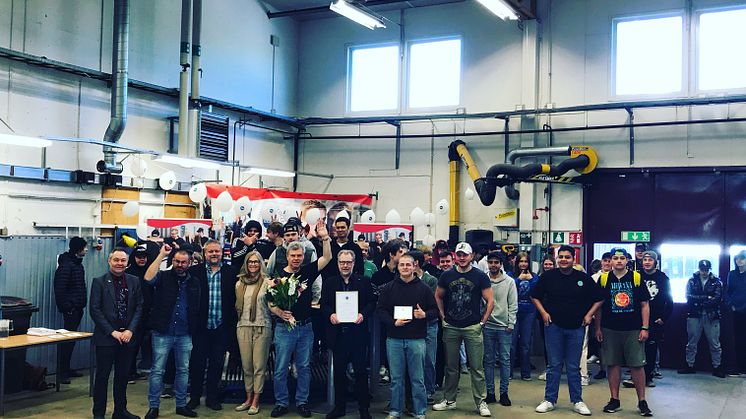 Certifiering av Rodengymnasiet i Norrtälje som Motorbranschcollege