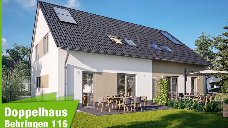 Das Doppelhaus Behringen 116: Ein Massivhaus-Klassiker in neuer Optik