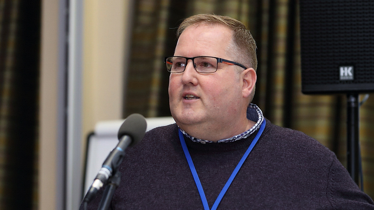 51-year-old Andrew Davies from Carmarthenshire was forced to give up work following a stroke