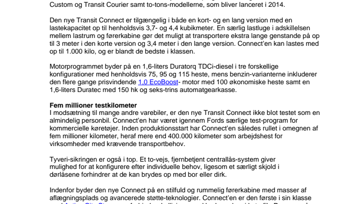 ÅRETS INTERNATIONALE VAREBIL LANDER I DANMARK