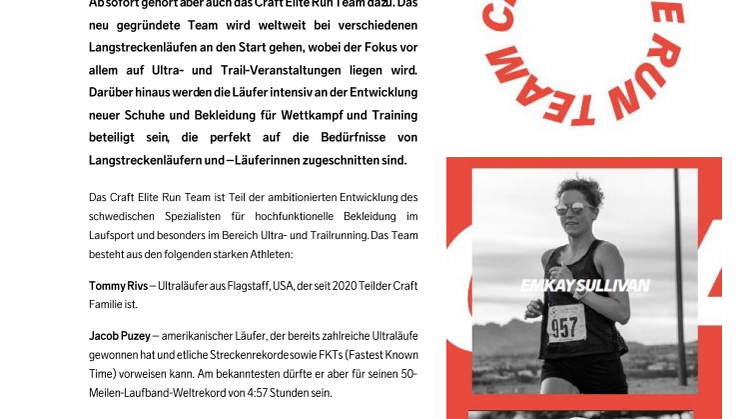 Craft Elite Run Team