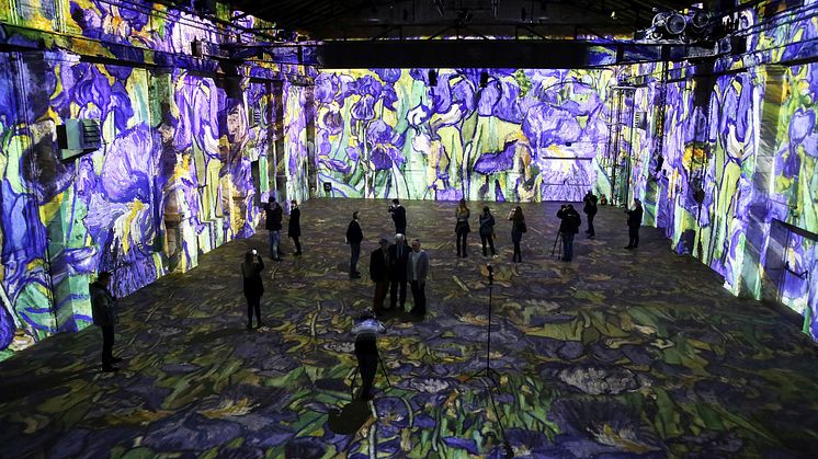 Kunstkraftwerk Leipzig - Van Gogh experience - Foto Andreas Schmidt
