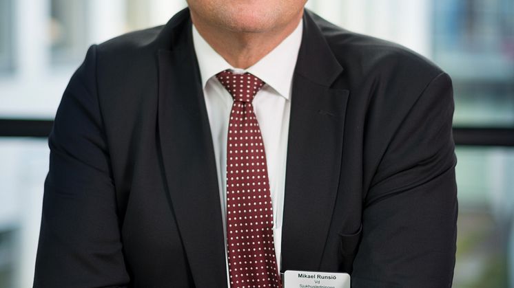 Mikael Runsiö, vd Södersjukhuset Fotograf/Källa: Clas Fröhling, Fotogruppen Sös