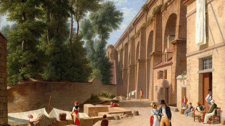 C. W. Eckersberg: "Akvædukten i Arcueil", 1812. 