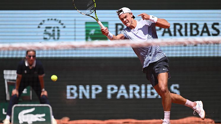 Världssexan Holger Rune, klar för spel i BNP Paribas Nordic Open. Foto Peter Staples/ATP