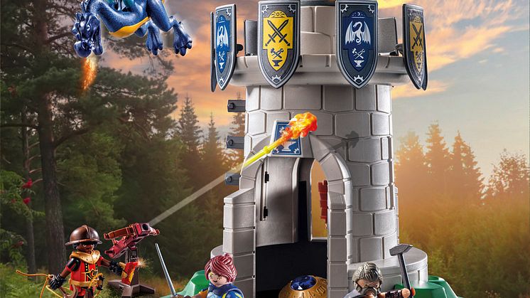 Ritterturm mit Schmied und Drache (71483) von PLAYMOBIL