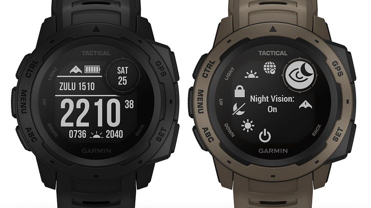Garmin® Instinct™ Tactical Edition - ääriolosuhteisiin suunniteltu kestävä GPS-kello