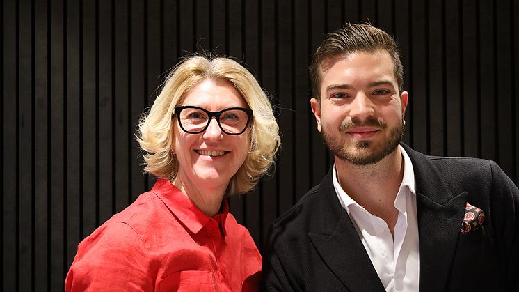 Catarina Bacher från Digitri och Anton Stenbeck från Nimblr