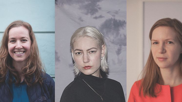 Veronika Geiger, Nat Bloch Gregersen og Viktoria Wendel Skousen inviterer sammen med Bikubenfonden til Open Studio.