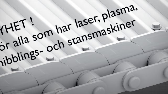 Nyhet för laser, plasma, nibblings- och stansmaskiner