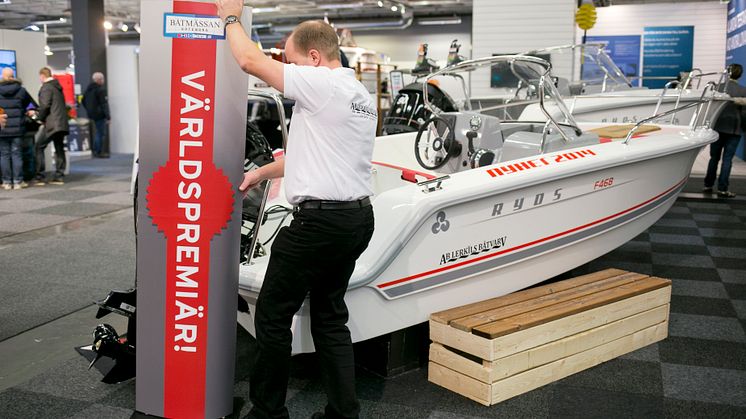Båtmässan 2014 Världspremiär på Lerkils Båtvarv