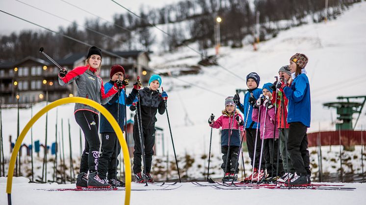 Ramundberget får fler barn att upptäcka längdskidåkning