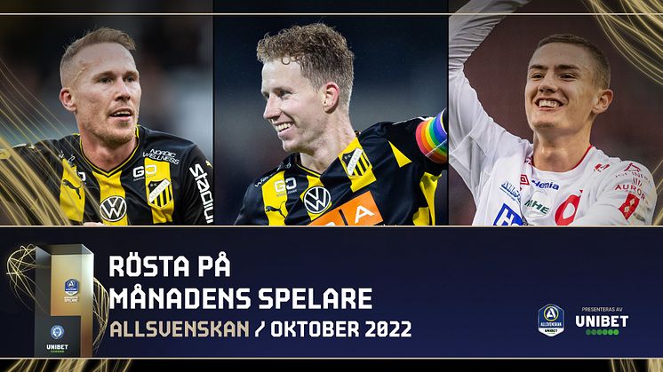 Två från mästarna kan bli Månadens spelare