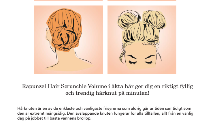 Rapunzels lansering: Ger en riktigt fyllig och trendig hårknut på minuten
