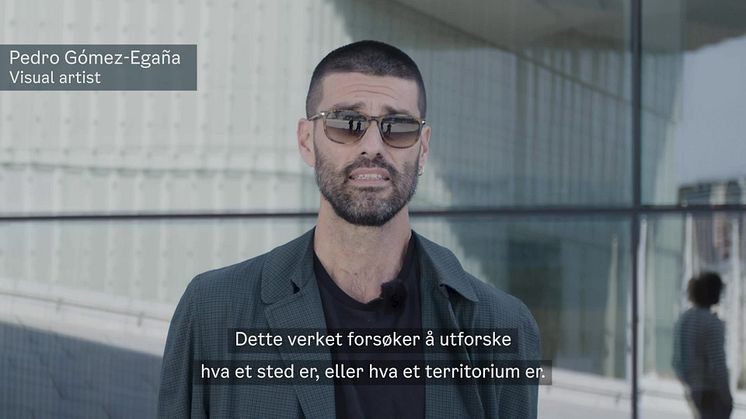 Inmeridiem av kunstner Pedro Gómez-Egaña i Deichman Bjørvika