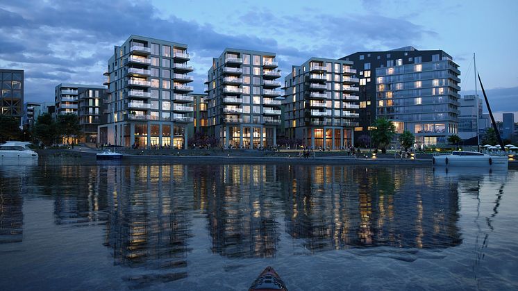 Visjonen for Verket har hele veien vært en fremtidsrettet, grønn, kulturell og urban utvidelse av Moss sentrum.