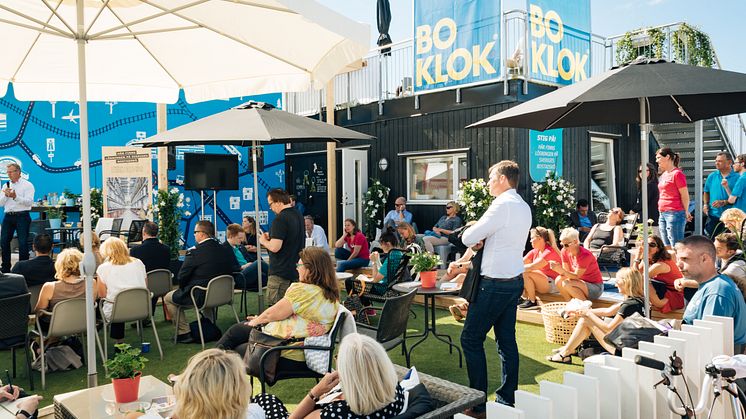 BoKlok på plats i Almedalen 2016 