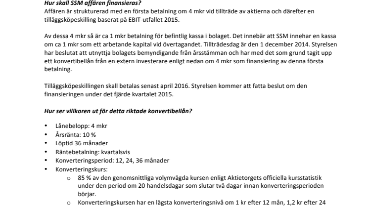 Mer information om Traveas förvärv av Stampen Sports Media